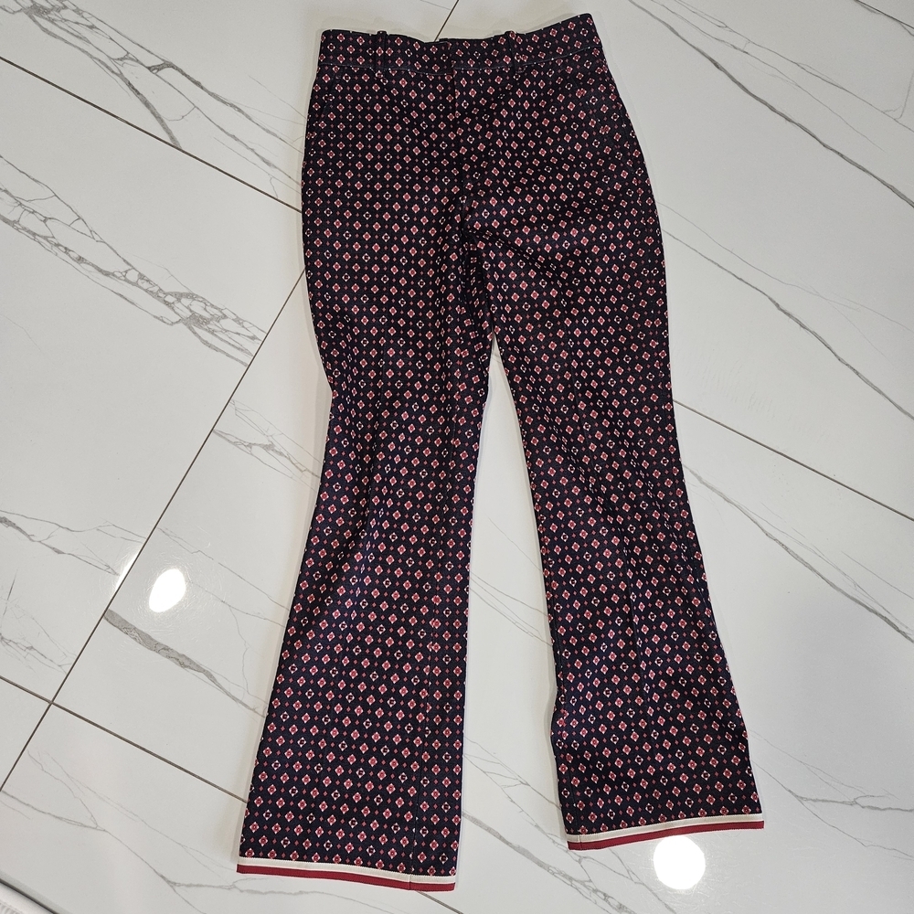 Gucci Blue and Red Geometric Women's Pants Size XS - Picture 3 of 12
